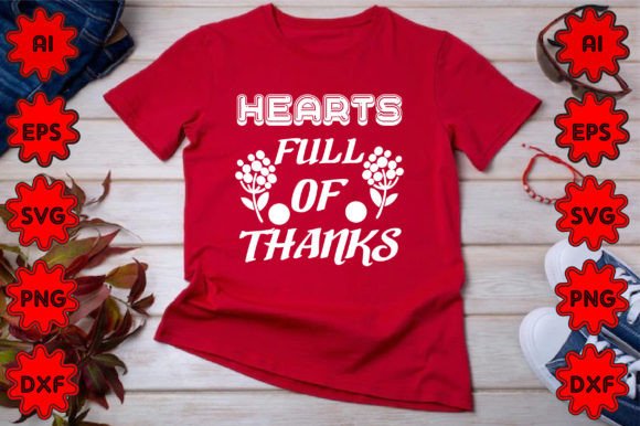 Hearts Full of Thanks: Premium Graphics & Freebies