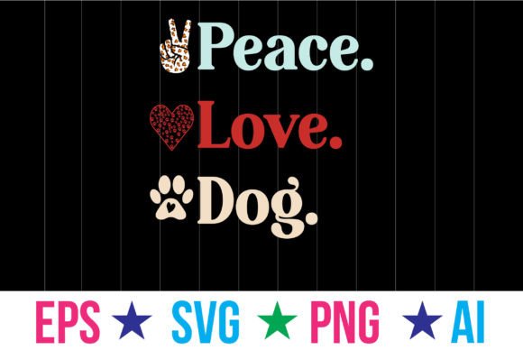 Peace Love Dog T-shirt: Freebies & Graphics