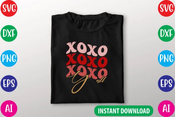 Xoxo All SVG File: Graphics for Freebies